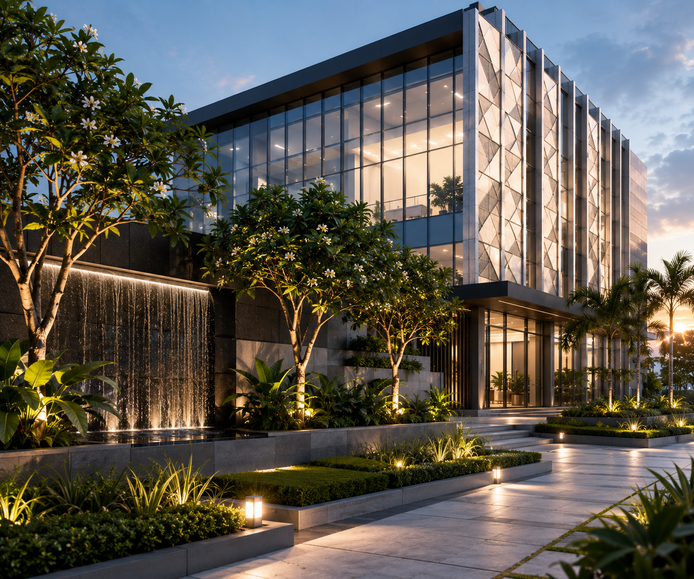 Landscape & Building Facade